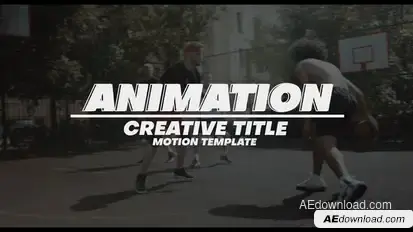 Text Animation Titles template preview