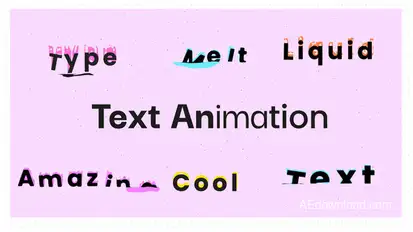 Text Animation Titles template preview