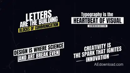 Text Animation Titles template preview