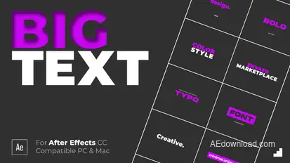 Text Animation Titles template preview