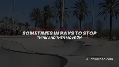 Text Animation Titles template preview