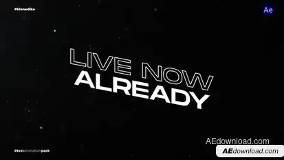 Text Animation Titles template preview