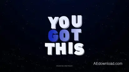 Text Animation Titles template preview