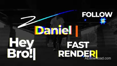 Text Animation Titles template preview