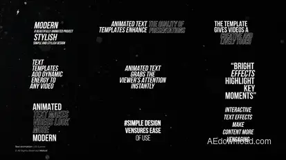 Text Animation 6.0 | After Effects Titles template preview