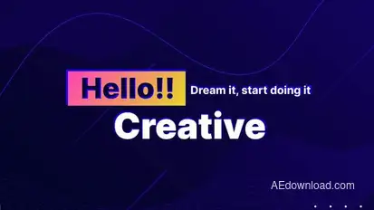 Text Animation Titles template preview