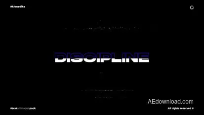 Text Animation Titles template preview