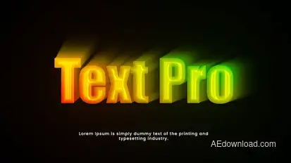 Text Animation Titles template preview