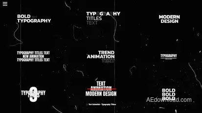 Text Animation | AE Titles template preview