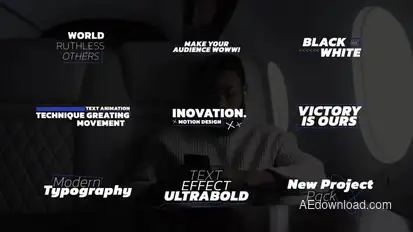 Text Animation | AE Titles template preview