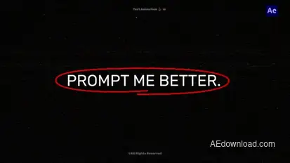 Text Animation | AE Titles template preview