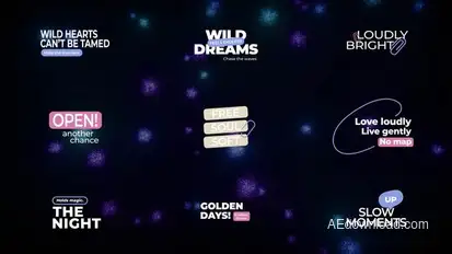 Text Animation | AE Titles template preview