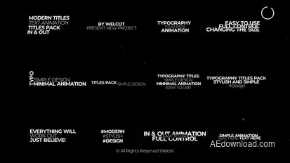 Text Animation | After Effects Titles template preview