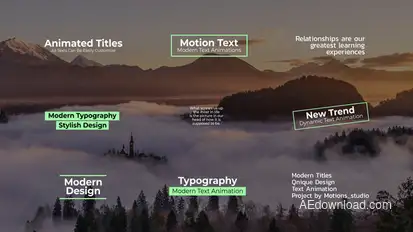 Text Animation | After Effects Titles template preview