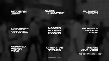 Text Animation | After Effects Titles template preview