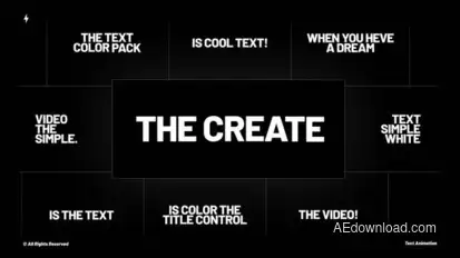 Text Animation | After Effects Titles template preview