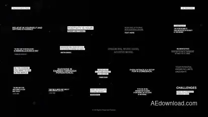 Text Animation Pack | After Effects Titles template preview