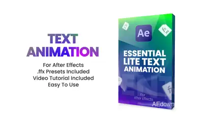 Text Animation Presets for After Effects Titles template preview