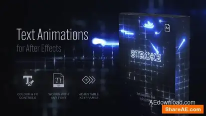 Videohive Text Animation Presets | Stroke Titles template preview