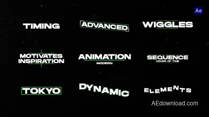 Text Animation v2.0 - AE Titles template preview