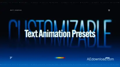 Text Animations Titles template preview