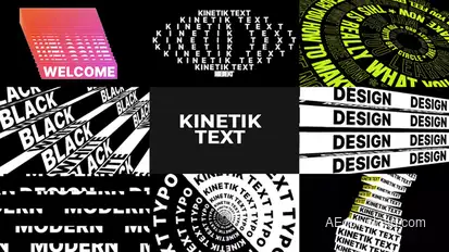 Text Animations Pack Titles template preview