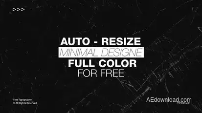 Text-Box Typography | After Effects Titles template preview