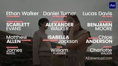 Text Clean Lower Thirds  AE Elements template preview