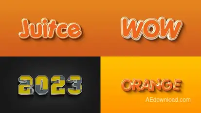 Text Effect 03 Titles template preview