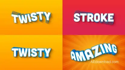 Text Effect 05 Titles template preview