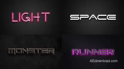Text Effect - Action Style 03 Titles template preview