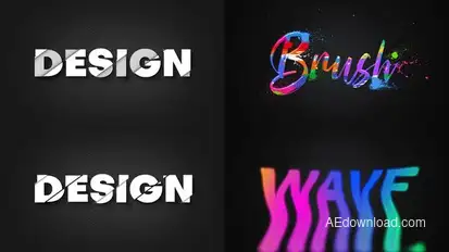 Text Effect - Artistic Style 04 Titles template preview