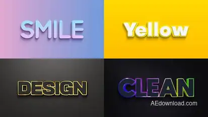 Text Effect - Elegant Style 02 Elements template preview
