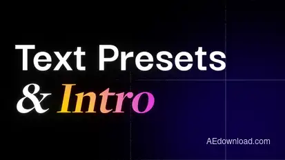 Text Intro Titles template preview