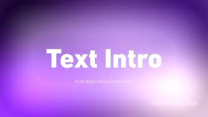 Text Intro Titles template preview