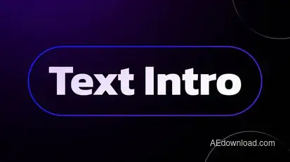 Text Intro Titles template preview