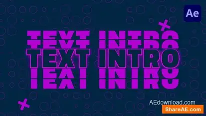 Text Intro Openers template preview