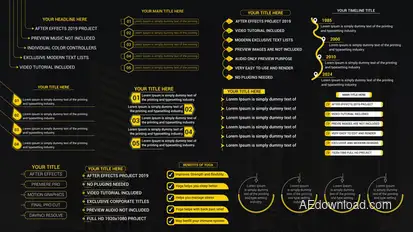 Text List Titles Titles template preview