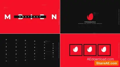 Text Logo Intro V 0.6 Openers template preview