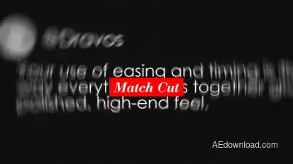 Text Match Cut Opener Titles template preview