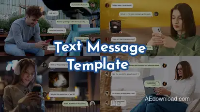 Text Message Elements template preview