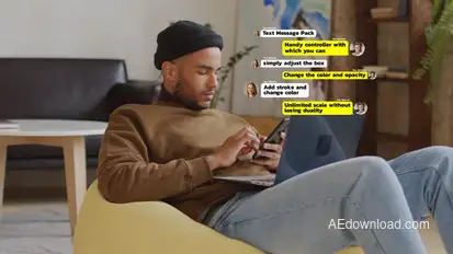 Text Messager | After Effects Titles template preview