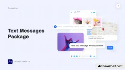 Text Messages Package Elements template preview