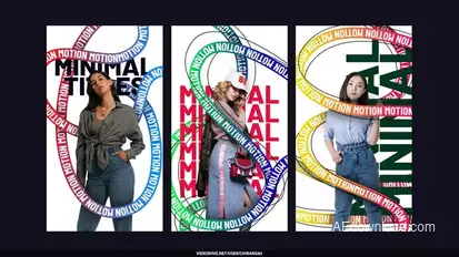 Text Paths Poster Stories Openers template preview