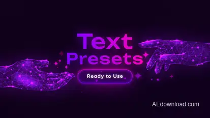 Text Presets - Modern Pack Titles template preview