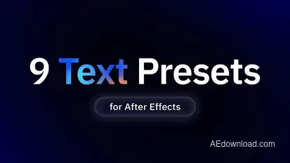 Text Presets | AE Titles template preview