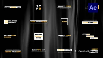 Text Titles Titles template preview