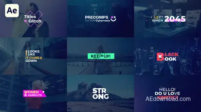 Text Titles Titles template preview