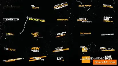 Videohive Text Titles Animations Titles template preview