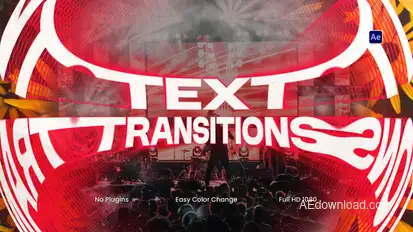 Text Transitions Elements template preview